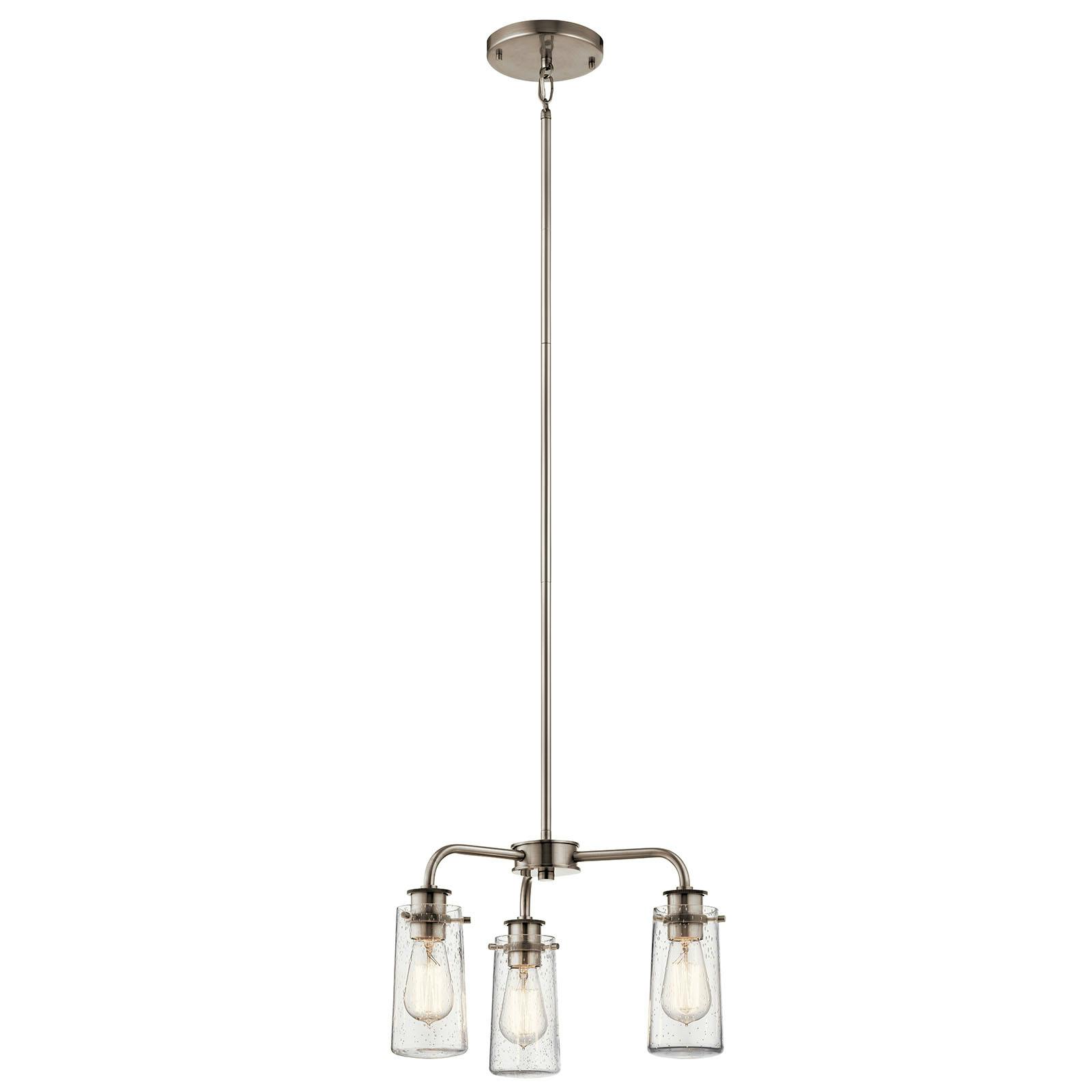 Braelyn Convertible Chandelier Pewter on a white background
