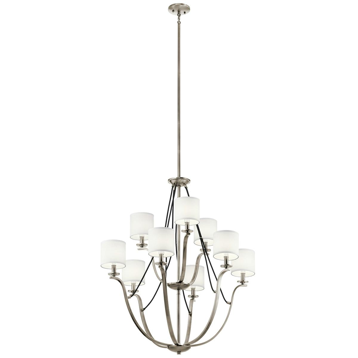 Thisbe 9 Light Chandelier Classic Pewter on a white background
