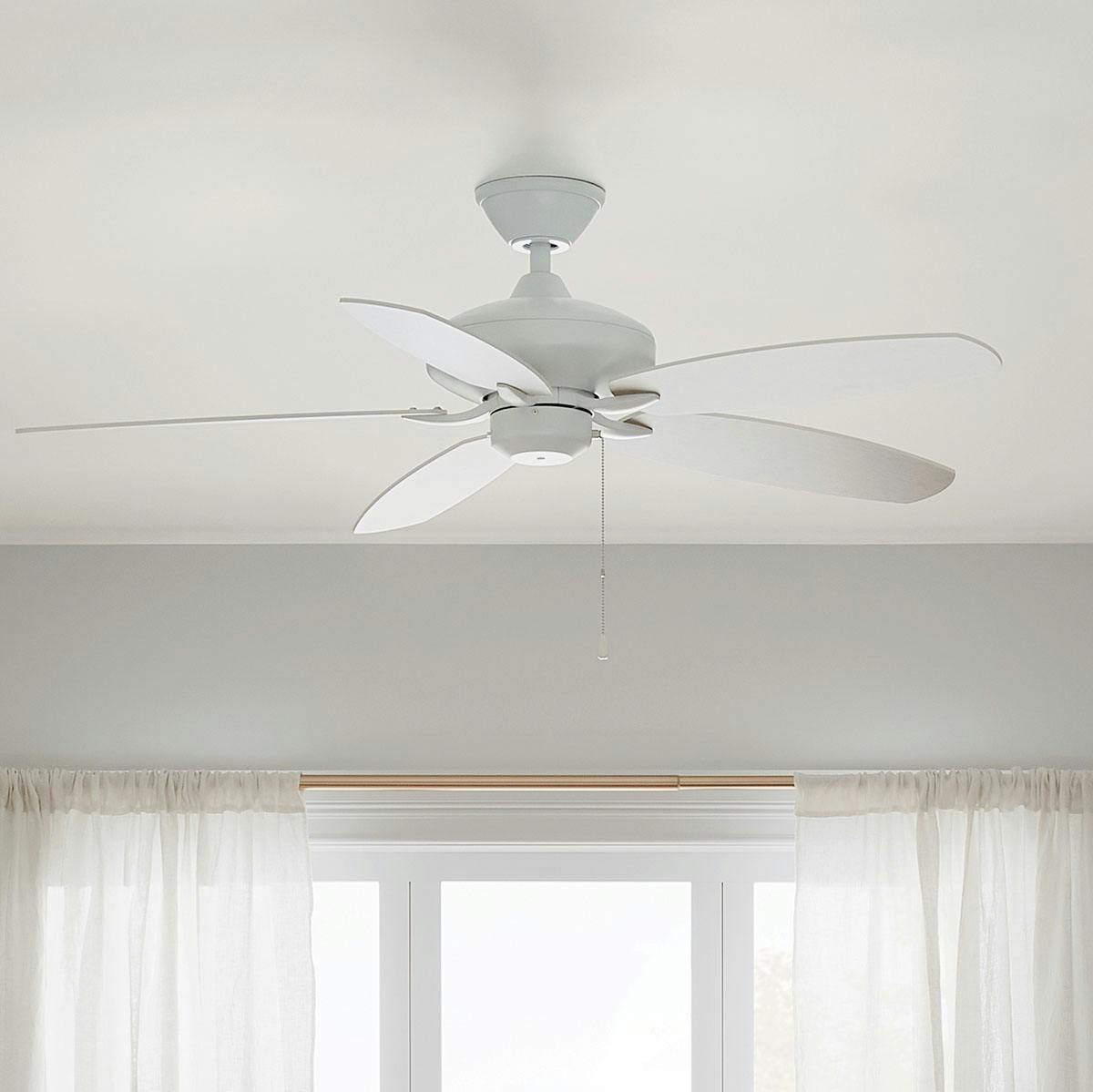Day time living room featuring Renew ceiling fan 330160MWH