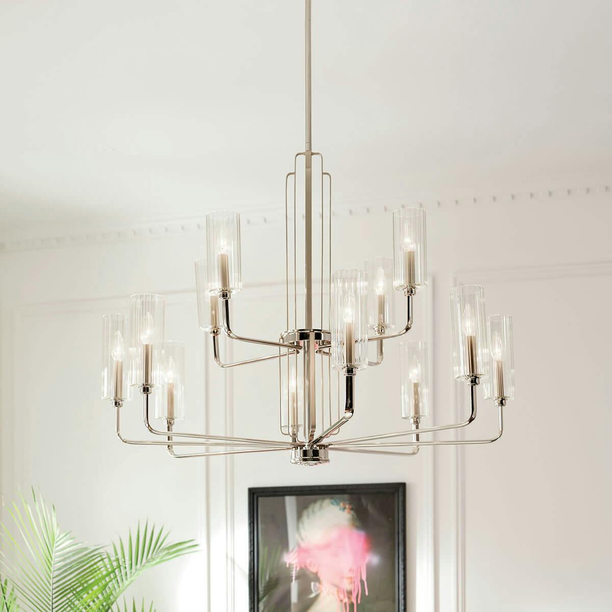 Day time dining room image featuring Kimrose chandelier 52412PN