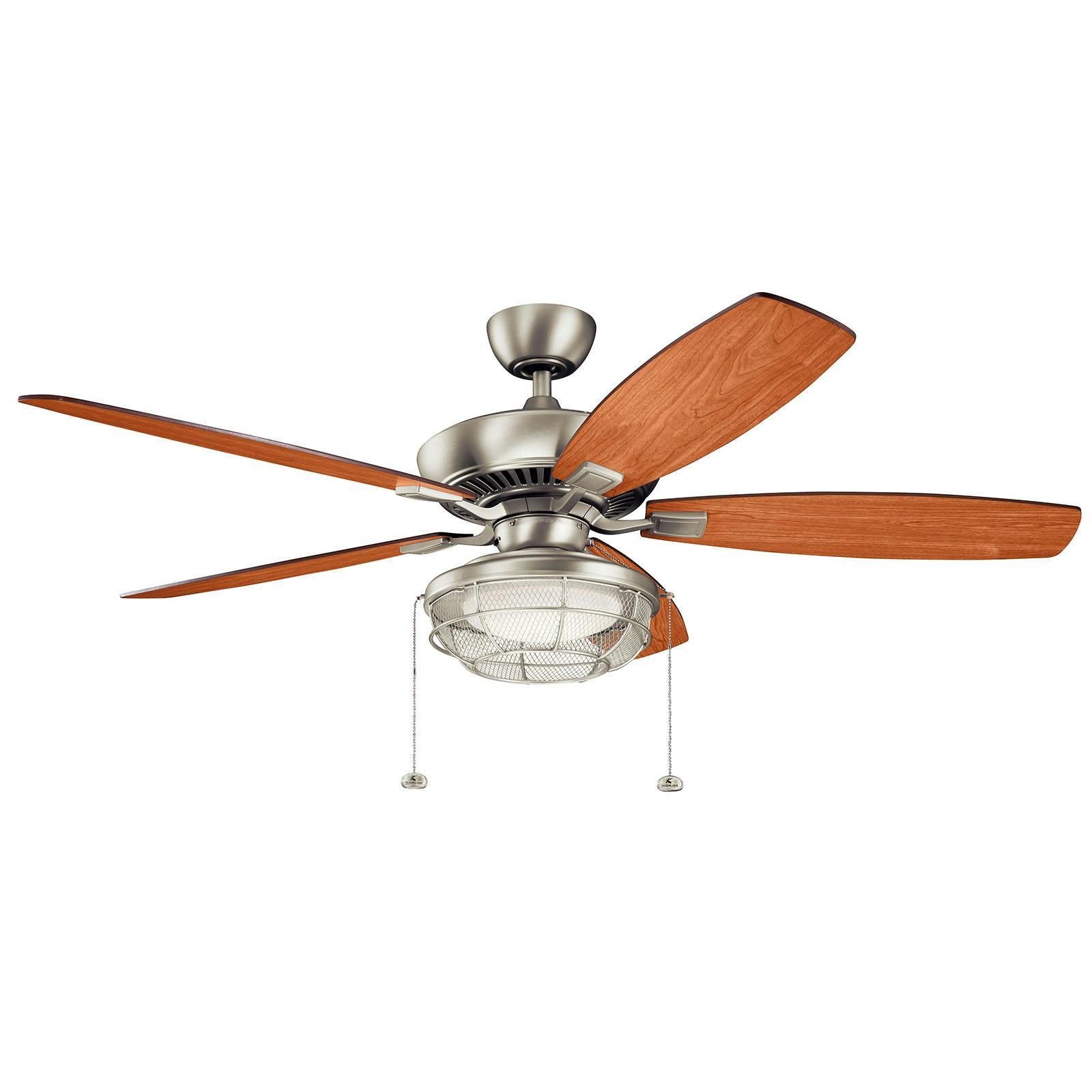 Canfield™ XL 60" Fan Brushed Nickel on a white background