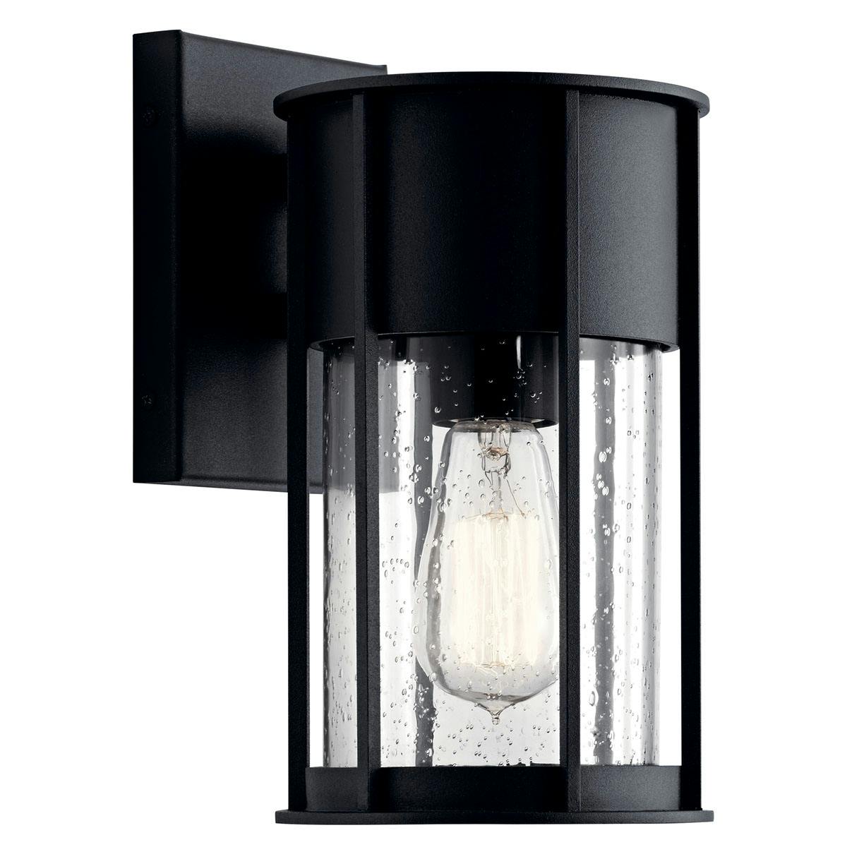 Camillo™ 11" 1 Light  Wall Light Black on a white background