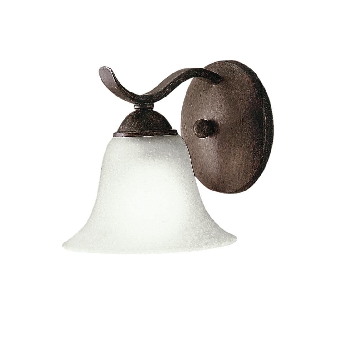 Dover 1 Light Wall Sconce Tannery Bronze on a white background