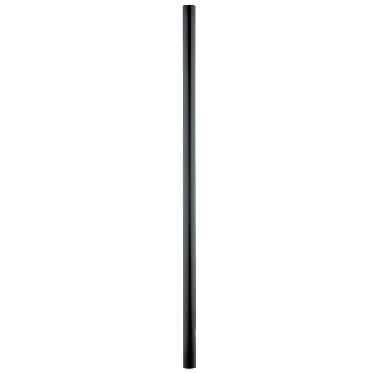 3" x 84" Direct Burial Post Black on a white background