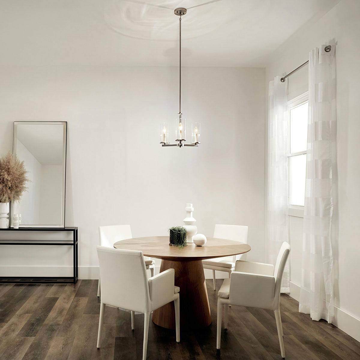 Day time dining room image featuring Crosby chandelier 43997NI