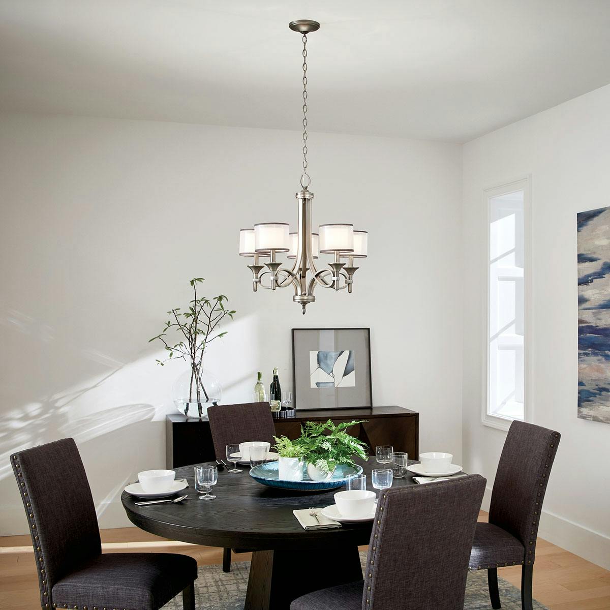 Day time dining room image featuring Lacey chandelier 42381AP