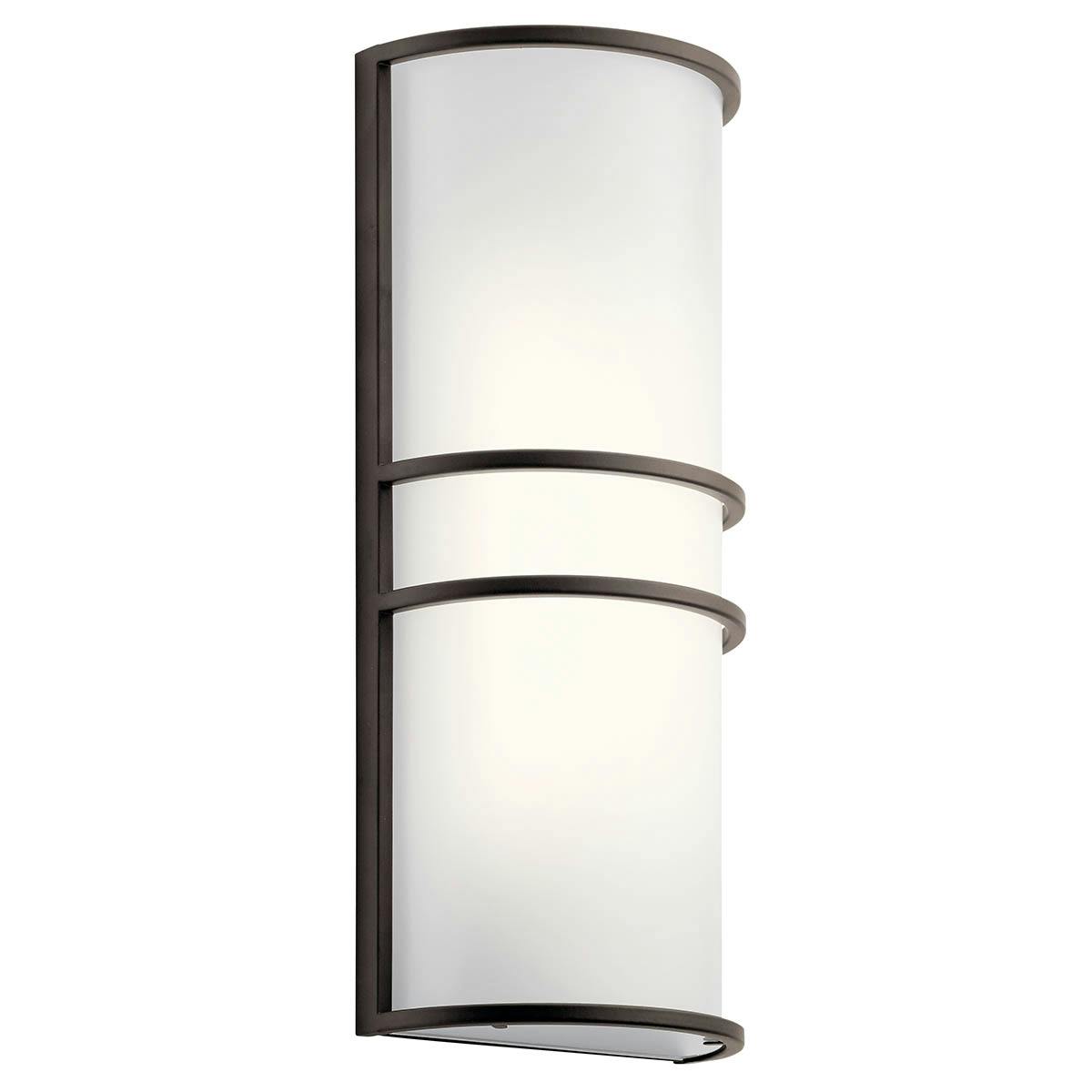 2 Light LED Wall Sconce Olde Bronze® on a white background