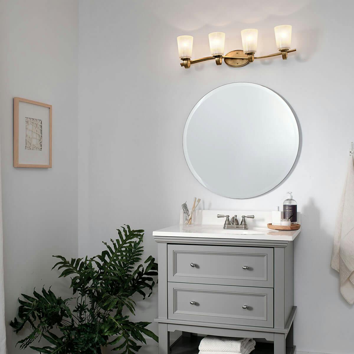 Day time Bathroom featuring Oxby vanity light 37519NBR