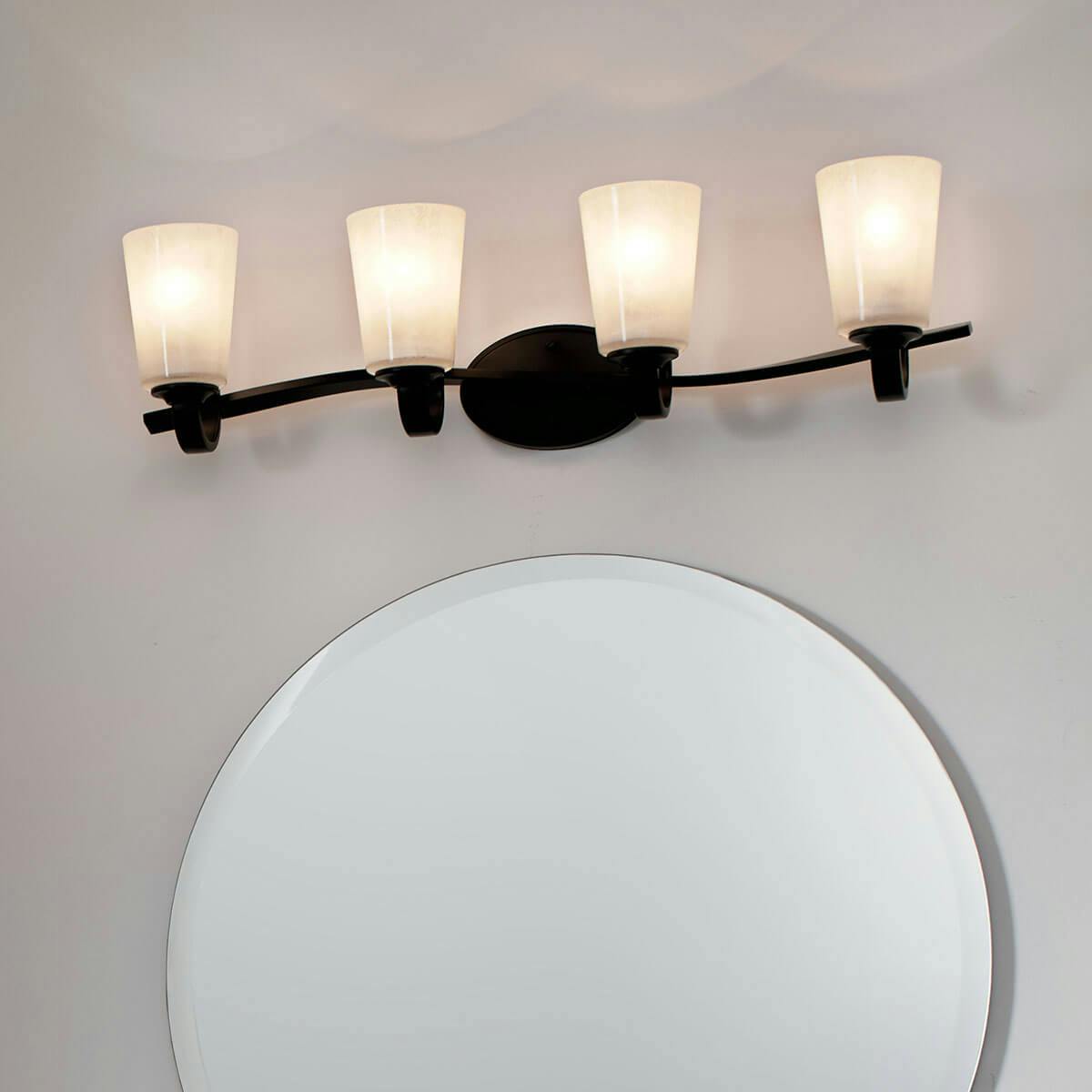 Day time Bathroom featuring Oxby vanity light 37518BK
