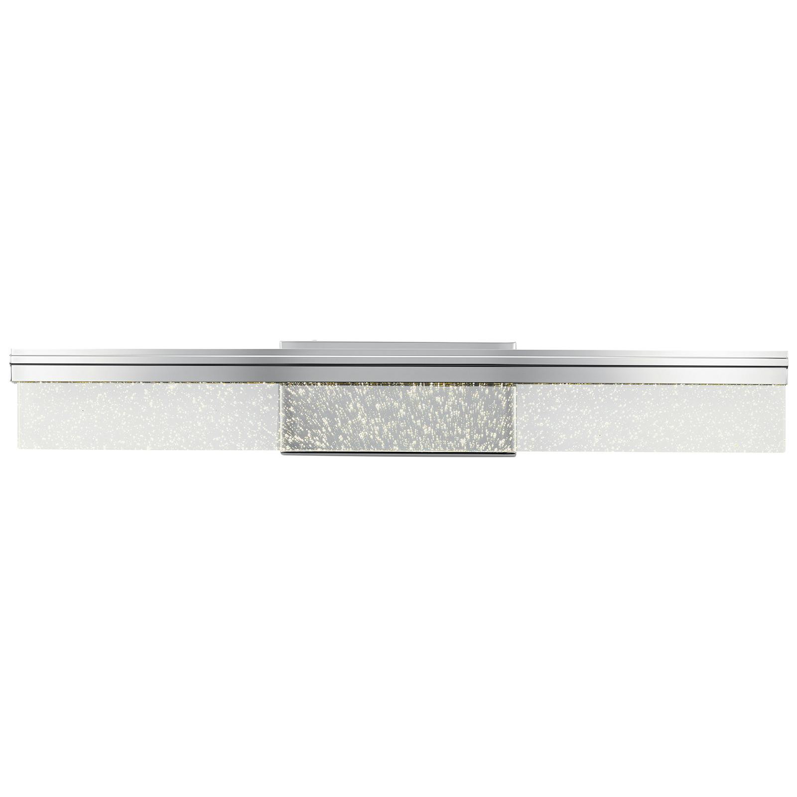 Front view of the Laris™ 32" Vanity Light in Chrome on a white background