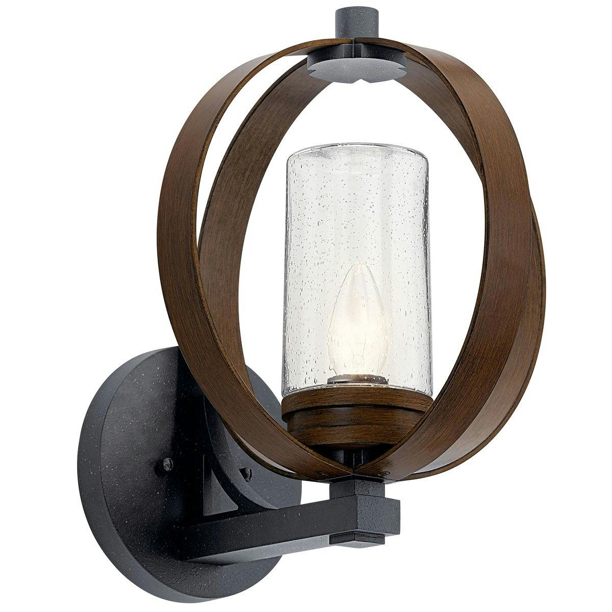 The Grand Bank™ 15" Wall Light Auburn on a white background