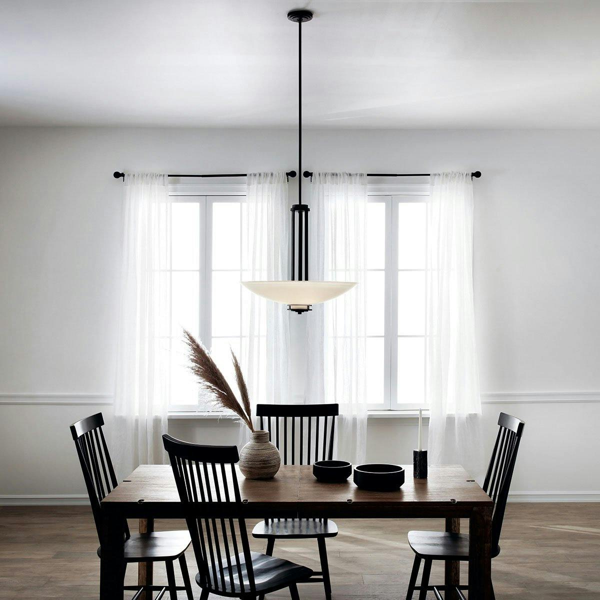 Day time dining room image featuring Hendrik pendant 3275OZ