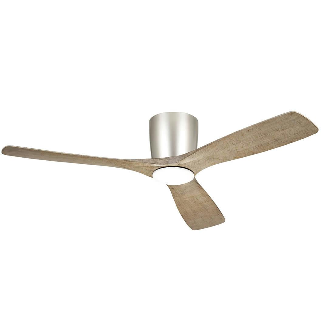 54" Volos Ceiling Fan Brushed Nickel on a white background