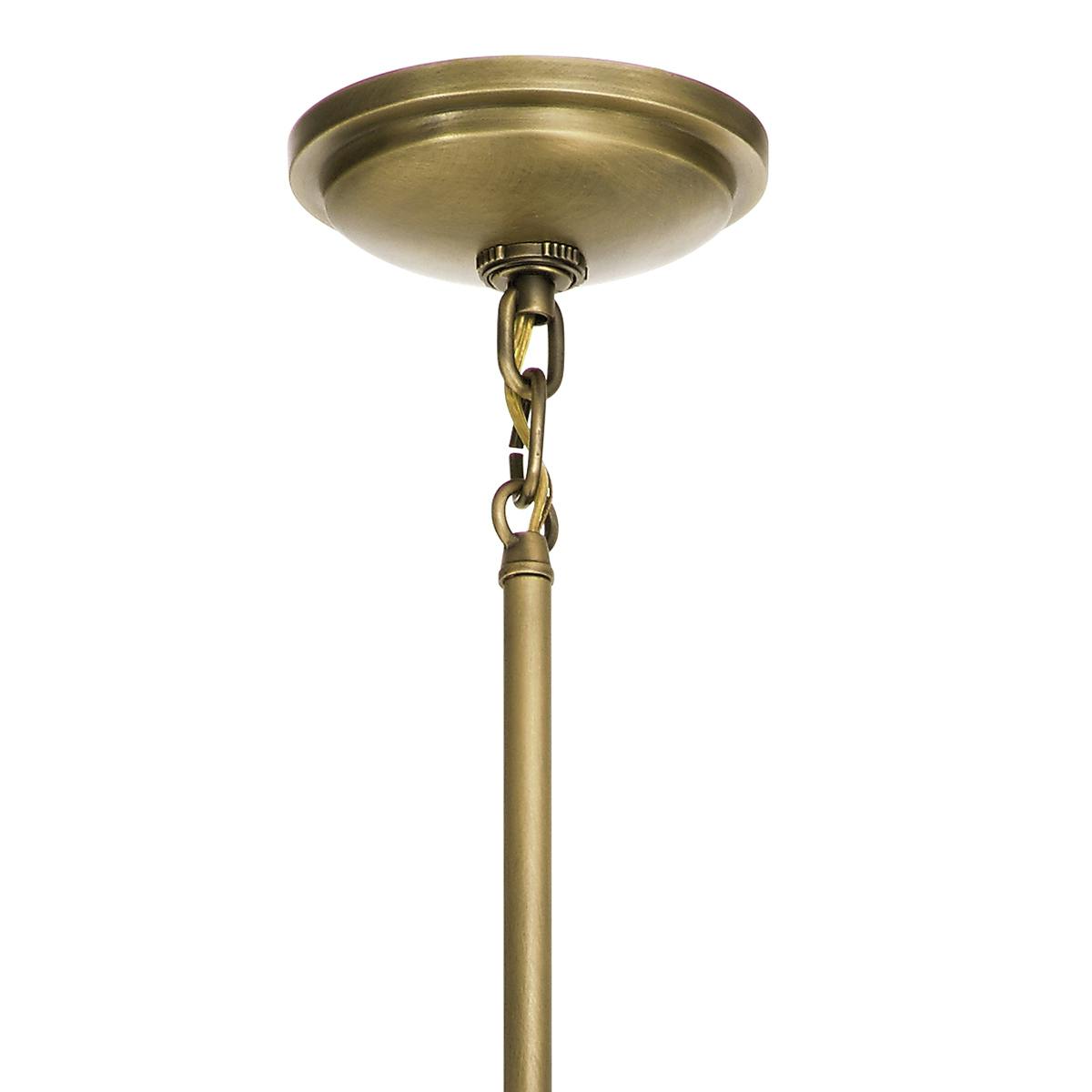 Canopy for the Tollis 12.5" 1 Light Mini Pendant Brass on a white background