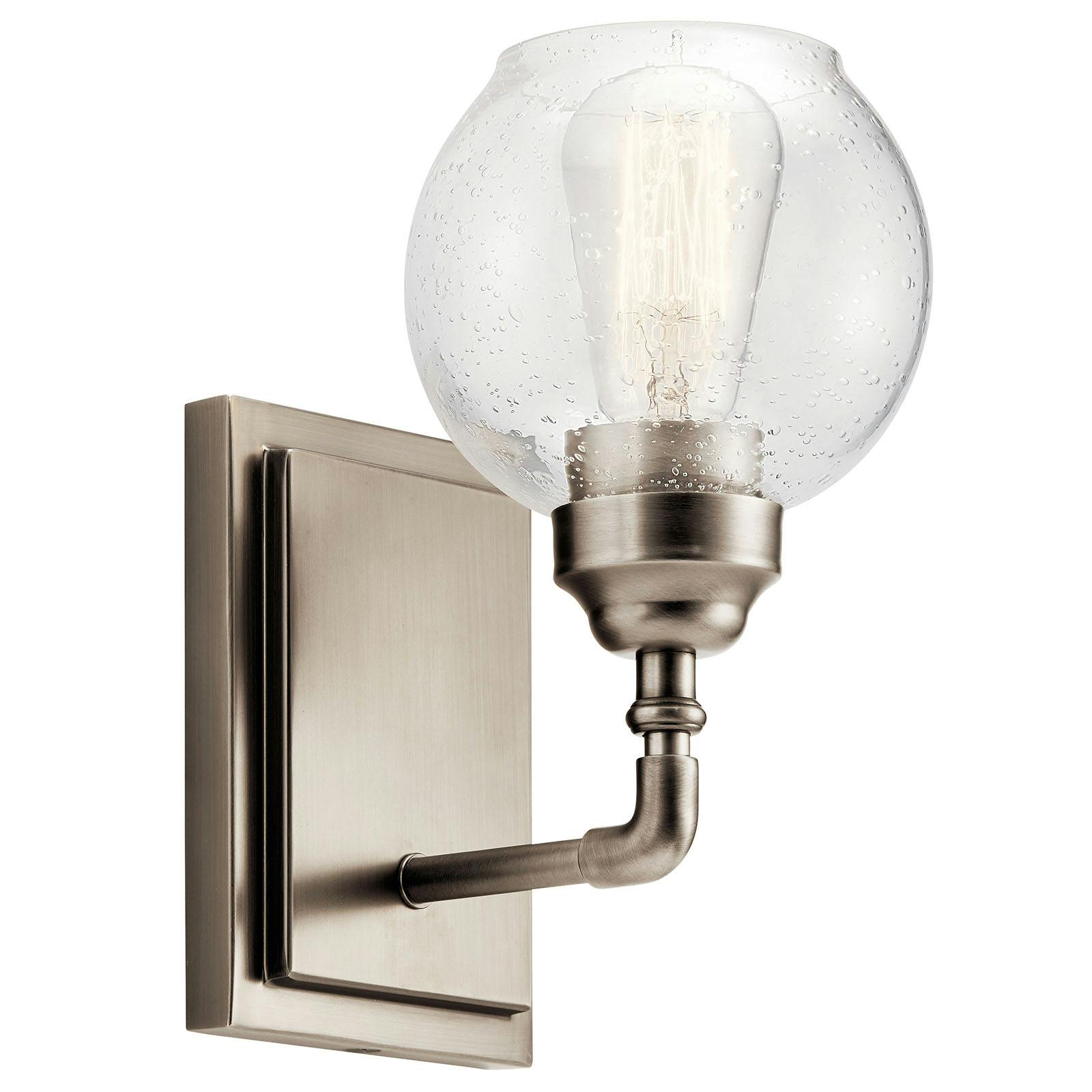Niles 1 Light Wall Sconce Antique Pewter on a white background