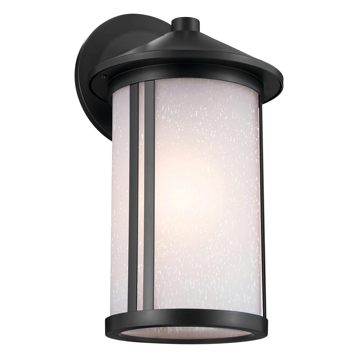 Lombard 16.5" 1 Light Wall Light Black on a white background