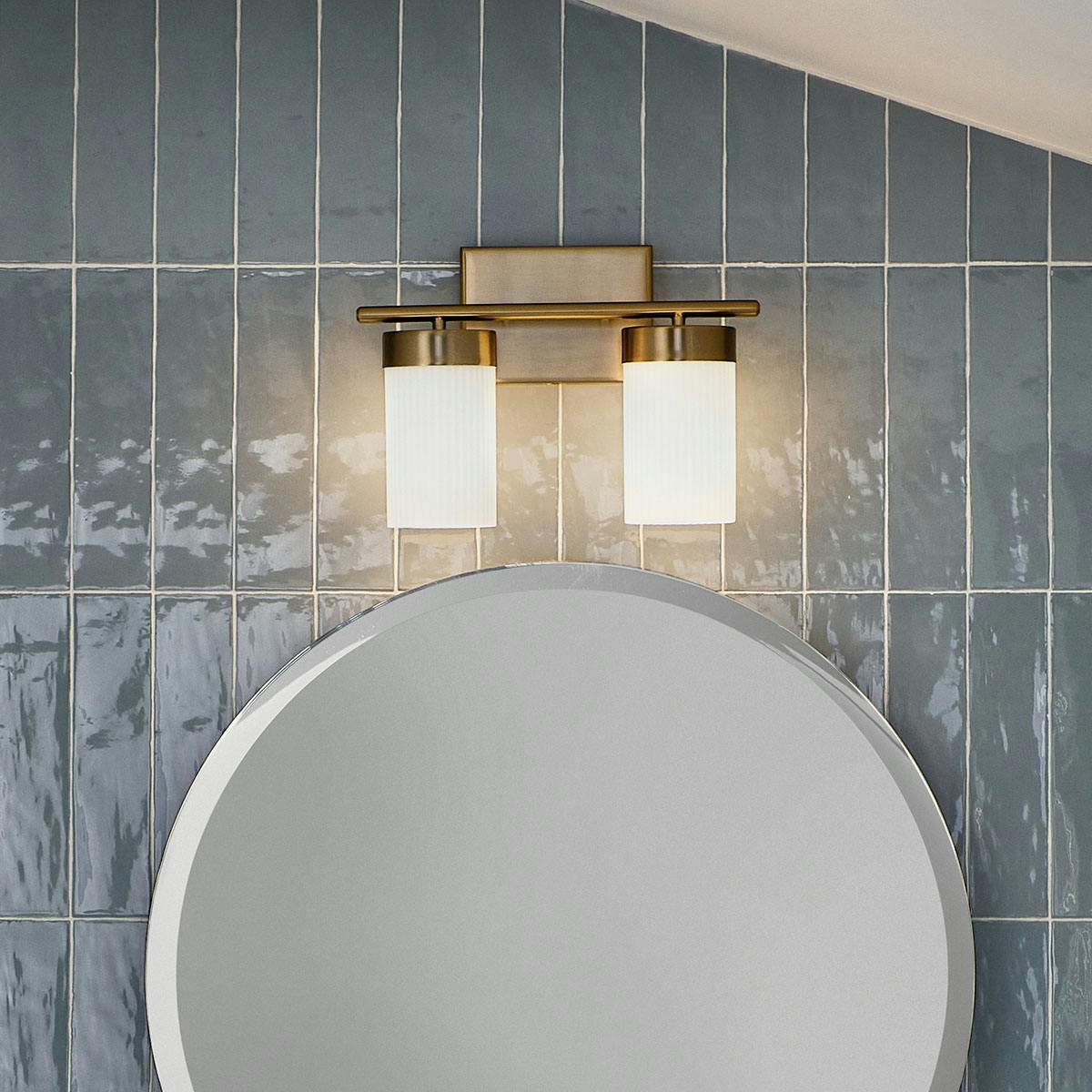 Day time Bathroom image featuring Ciona vanity light 55111BNB