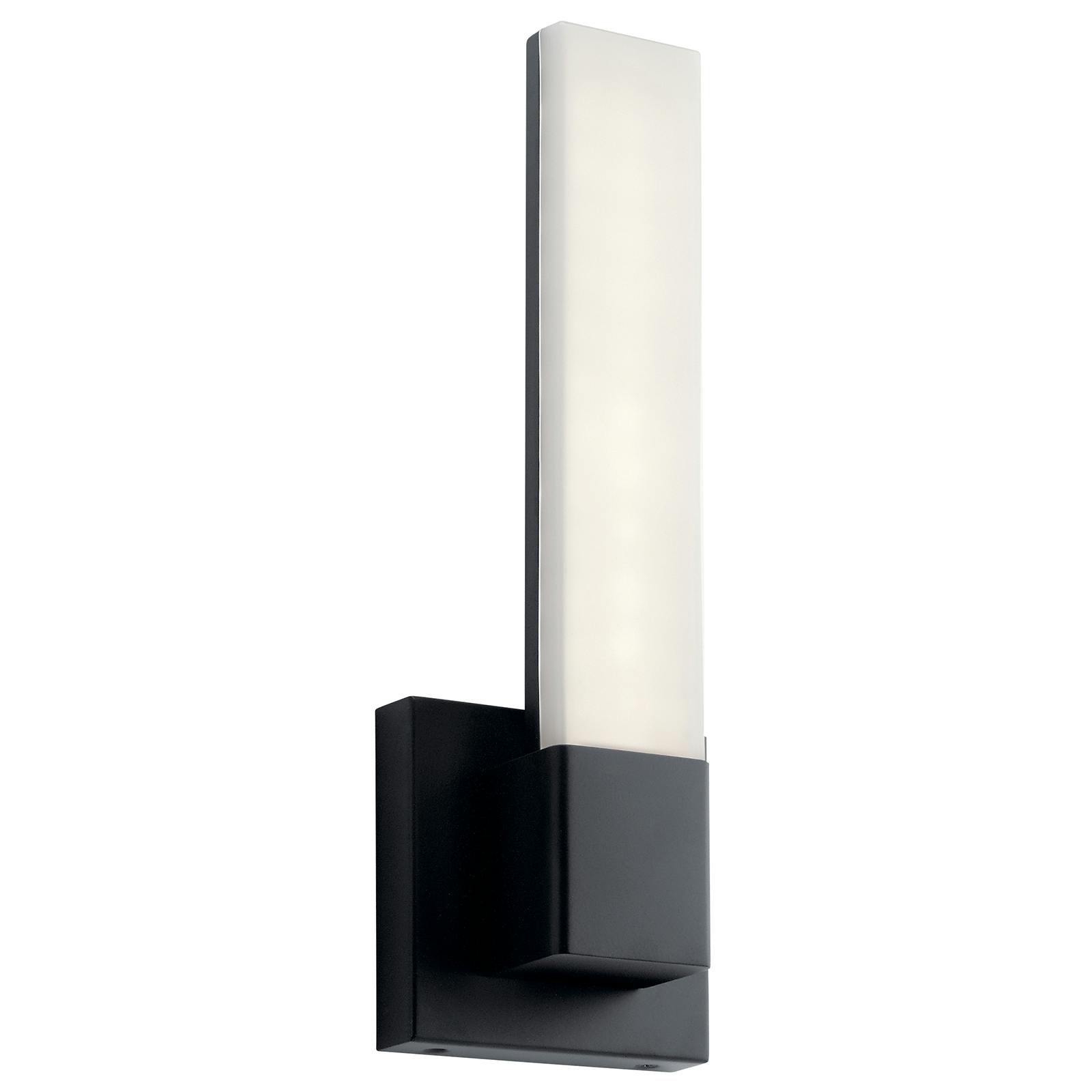 Neltev LED Sconce with Down Light Black on a white background