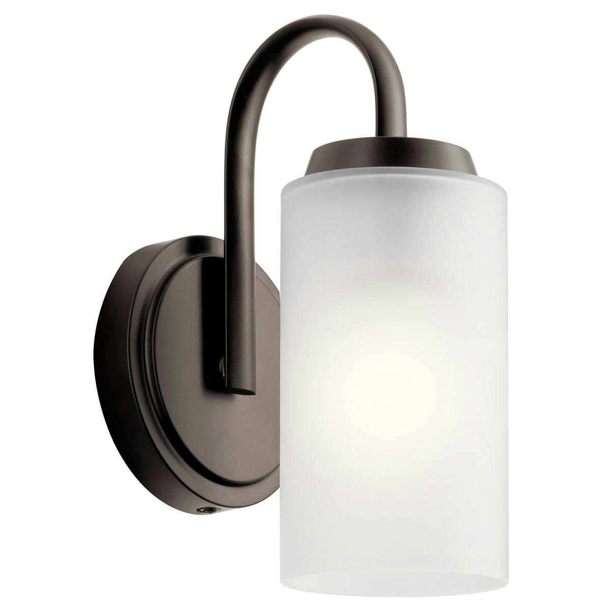 Kennewick 1 Light Sconce Olde Bronze on a white background