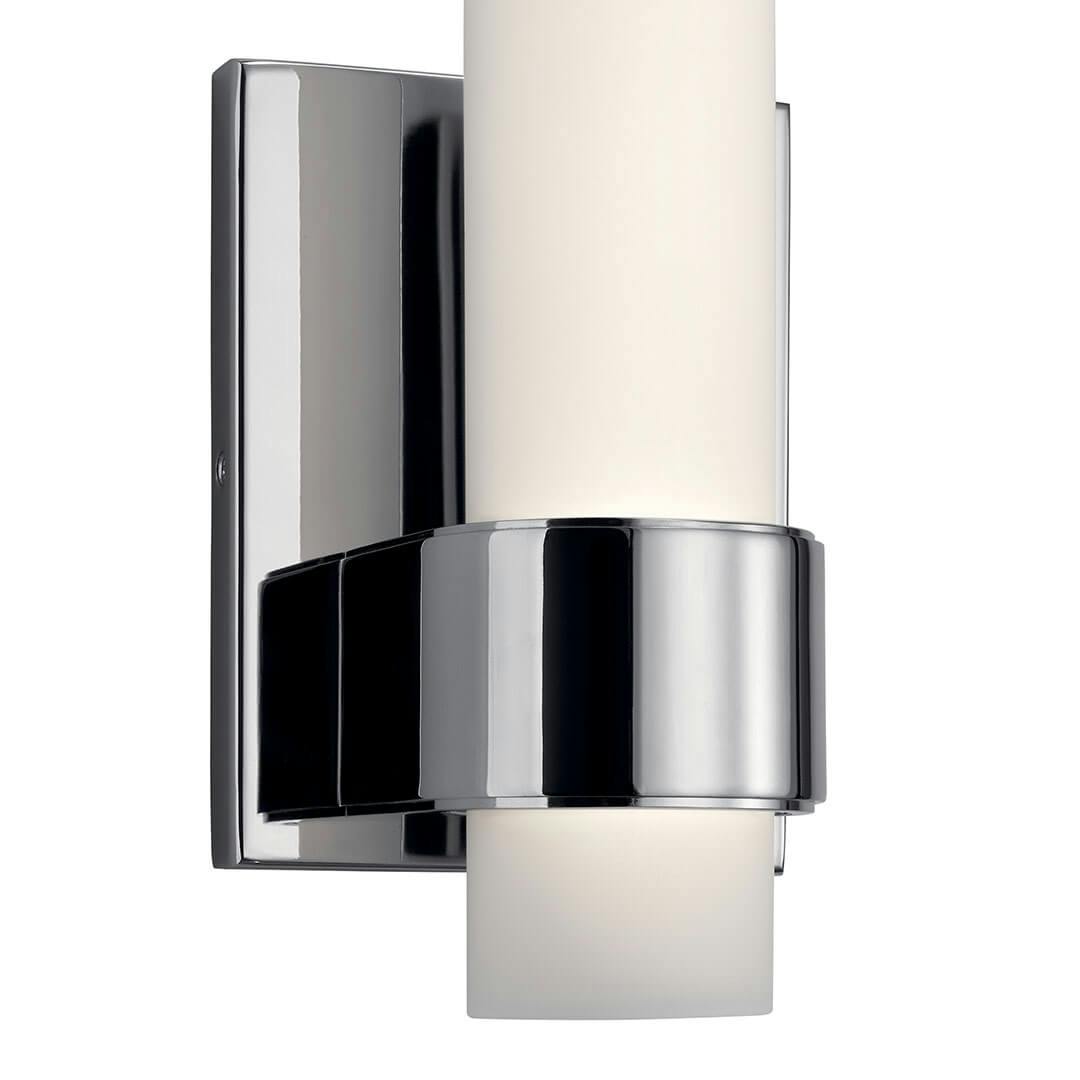 Izza™ LED Wall Sconce in Chrome on a white background