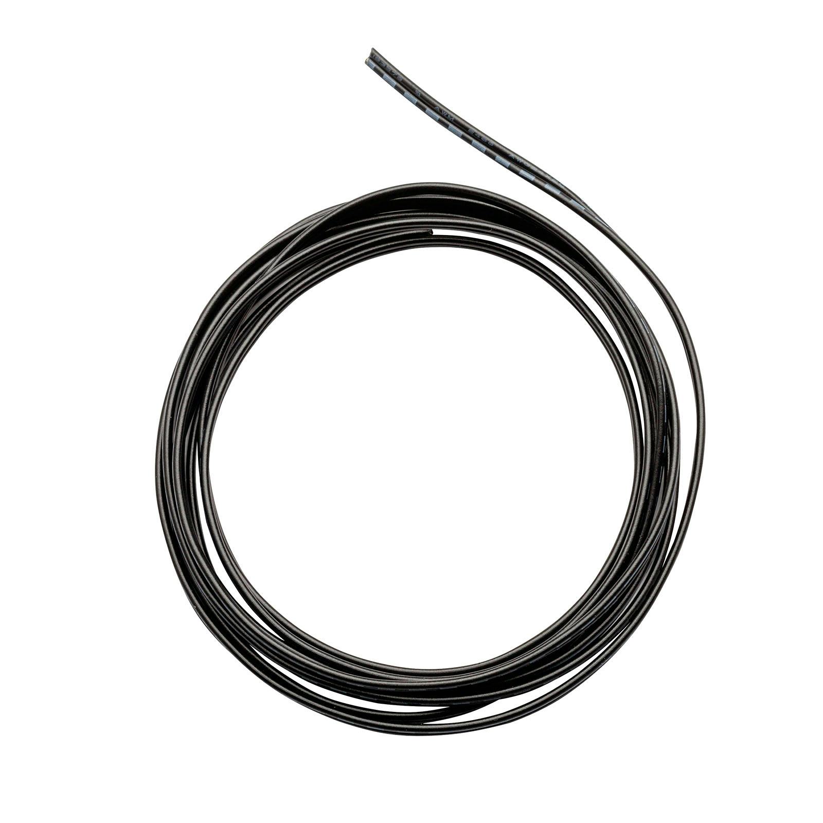 250' 24 AWG Low Voltage Wire Black on a white background