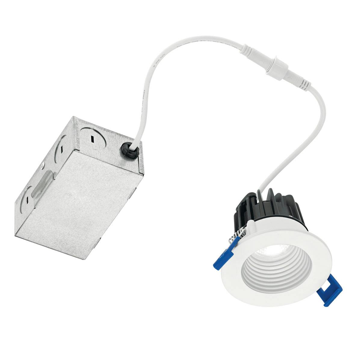 Direct To Ceiling Mini Recessed Direct to Ceiling Light DLMN02R2790WHT
