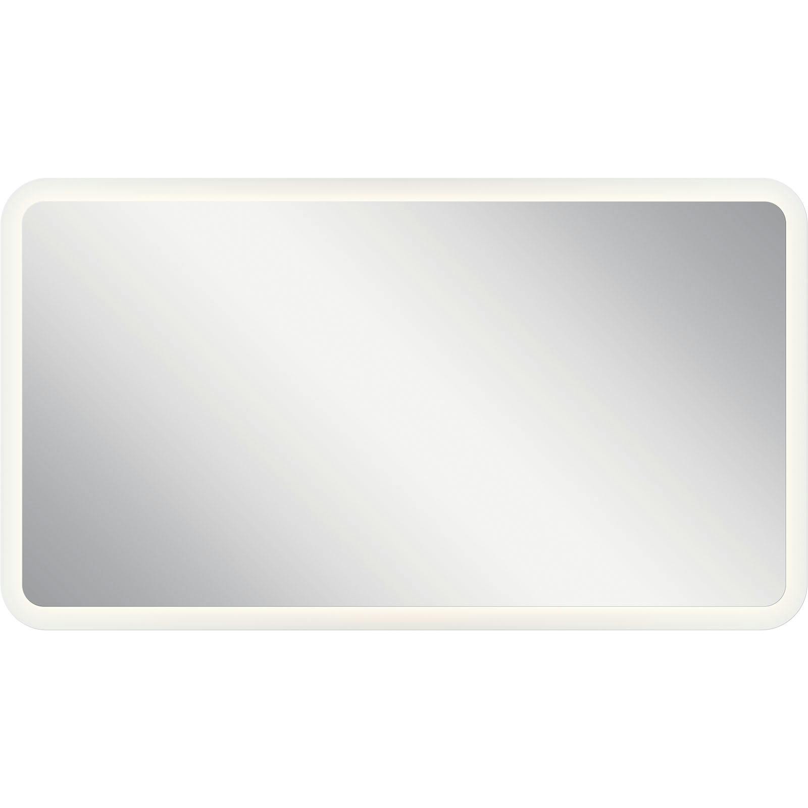 19.75" x 35.5" LED Backlit Mirror on a white background