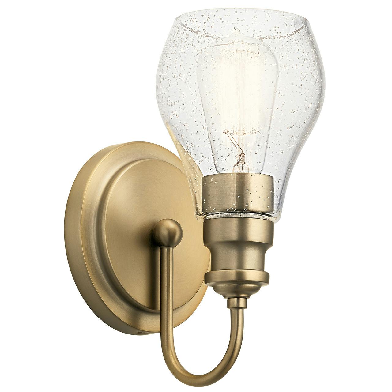 Greenbrier 1 Light Sconce Classic Bronze on a white background