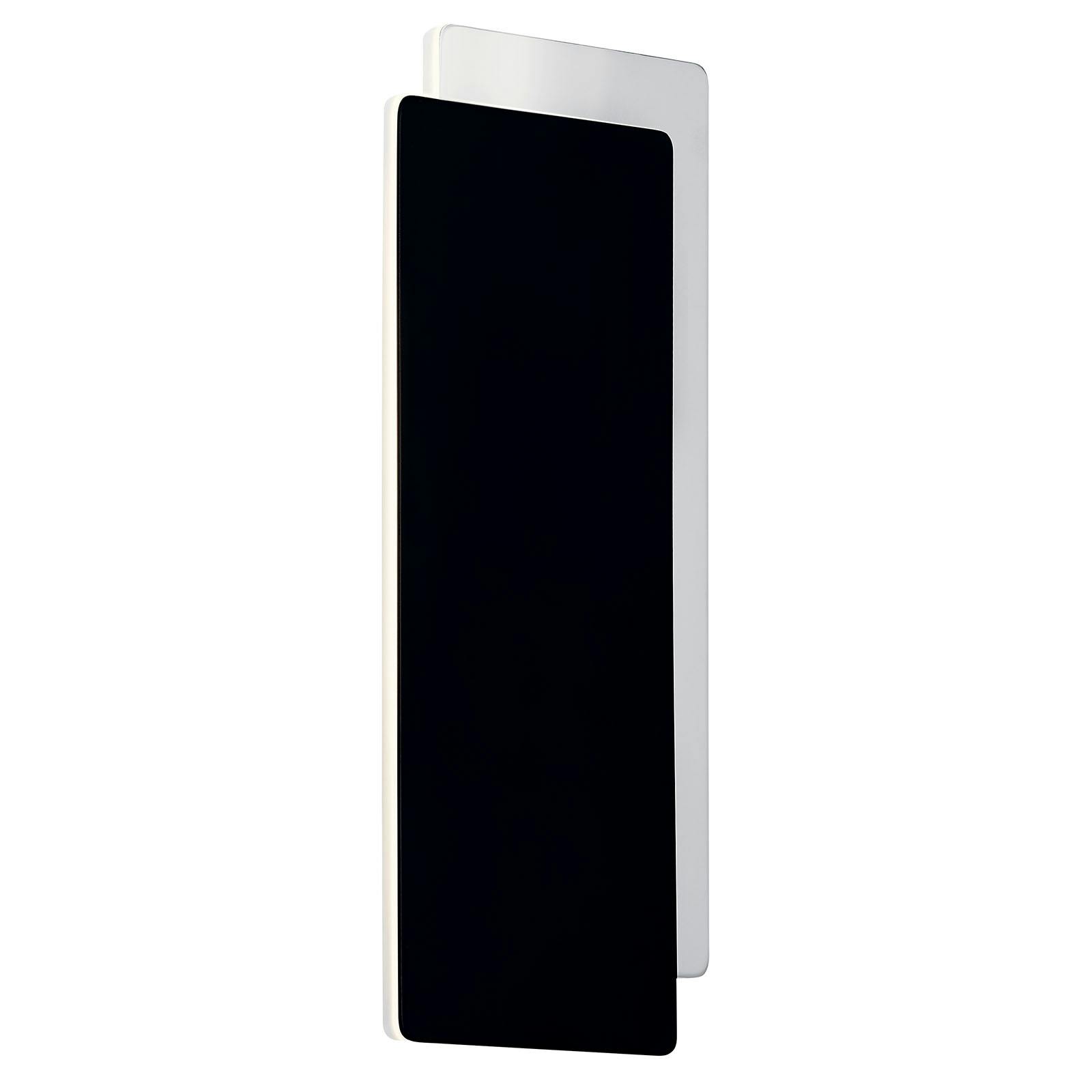 Slade 14" LED Wall Sconce Matte Black on a white background