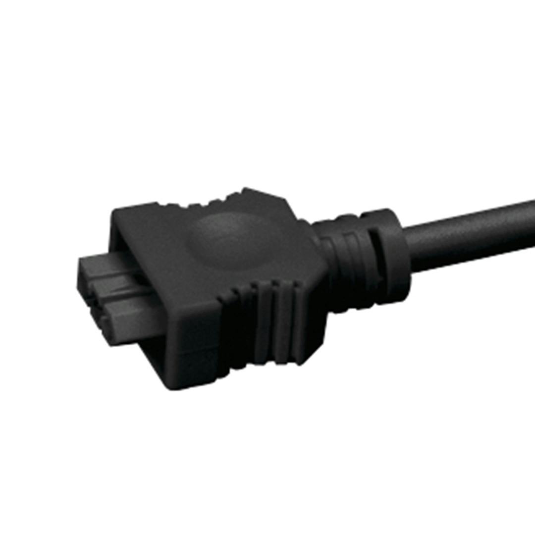 4U/6U 21" Interconnect Cable Black on a white background