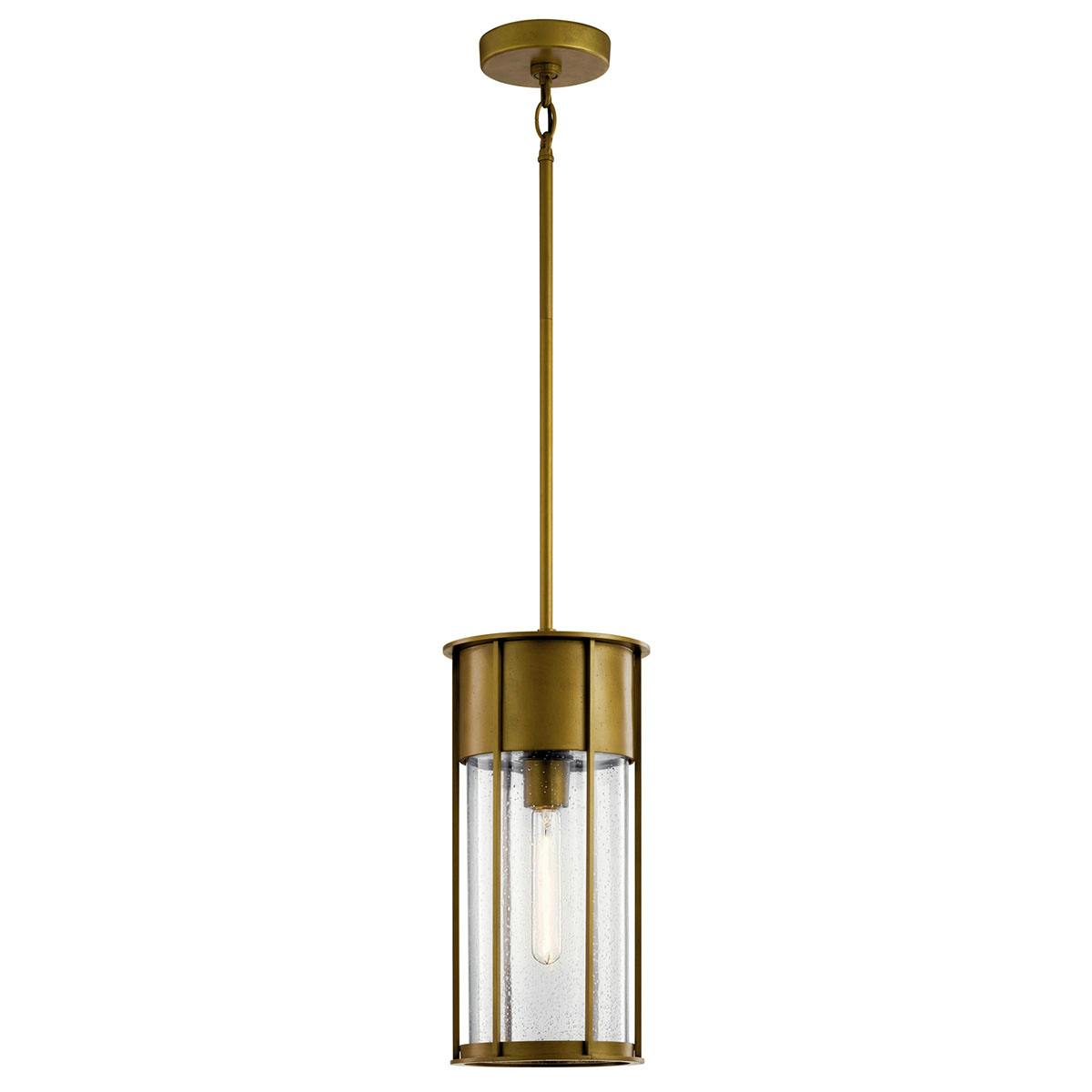 Camillo 18" 1 Light Hanging Pendant Brass on a white background