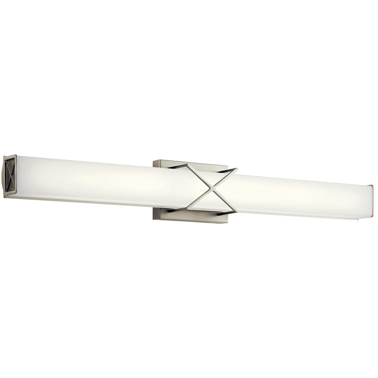 Trinsic™ 32" LED Vanity Light Nickel on a white background