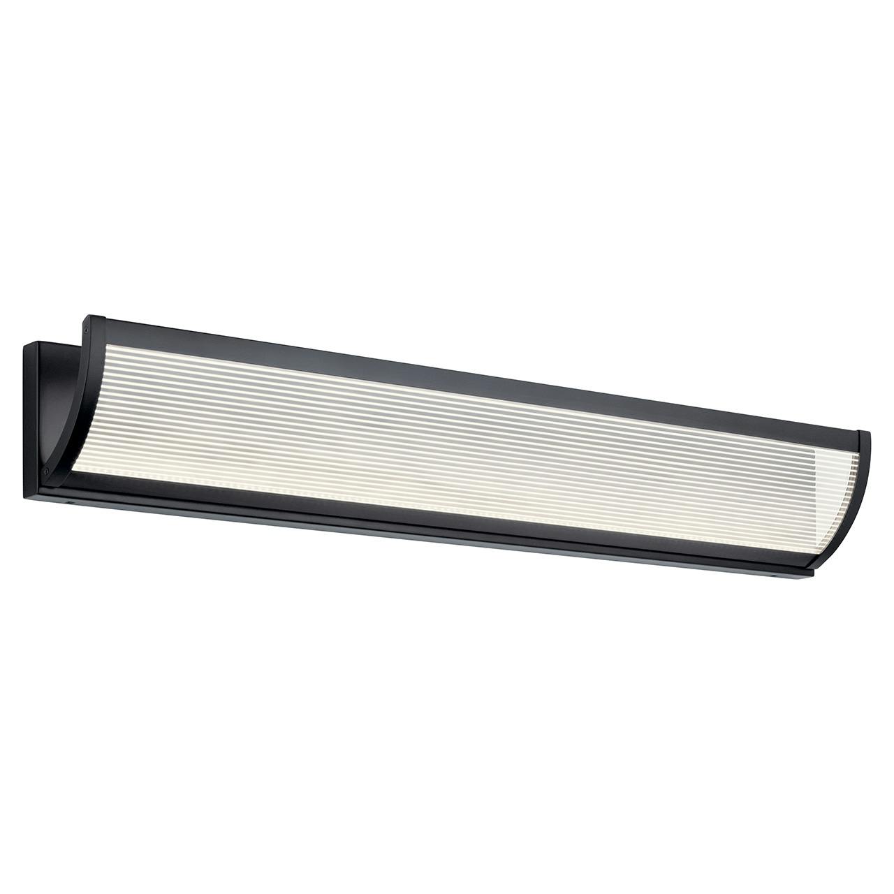 Roone LED 34" Linear Vanity Light Black on a white background