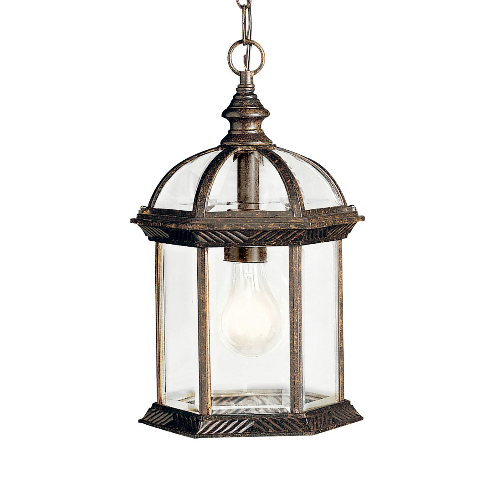 Barrie 1 light Pendant Tannery Bronze™ on a white background