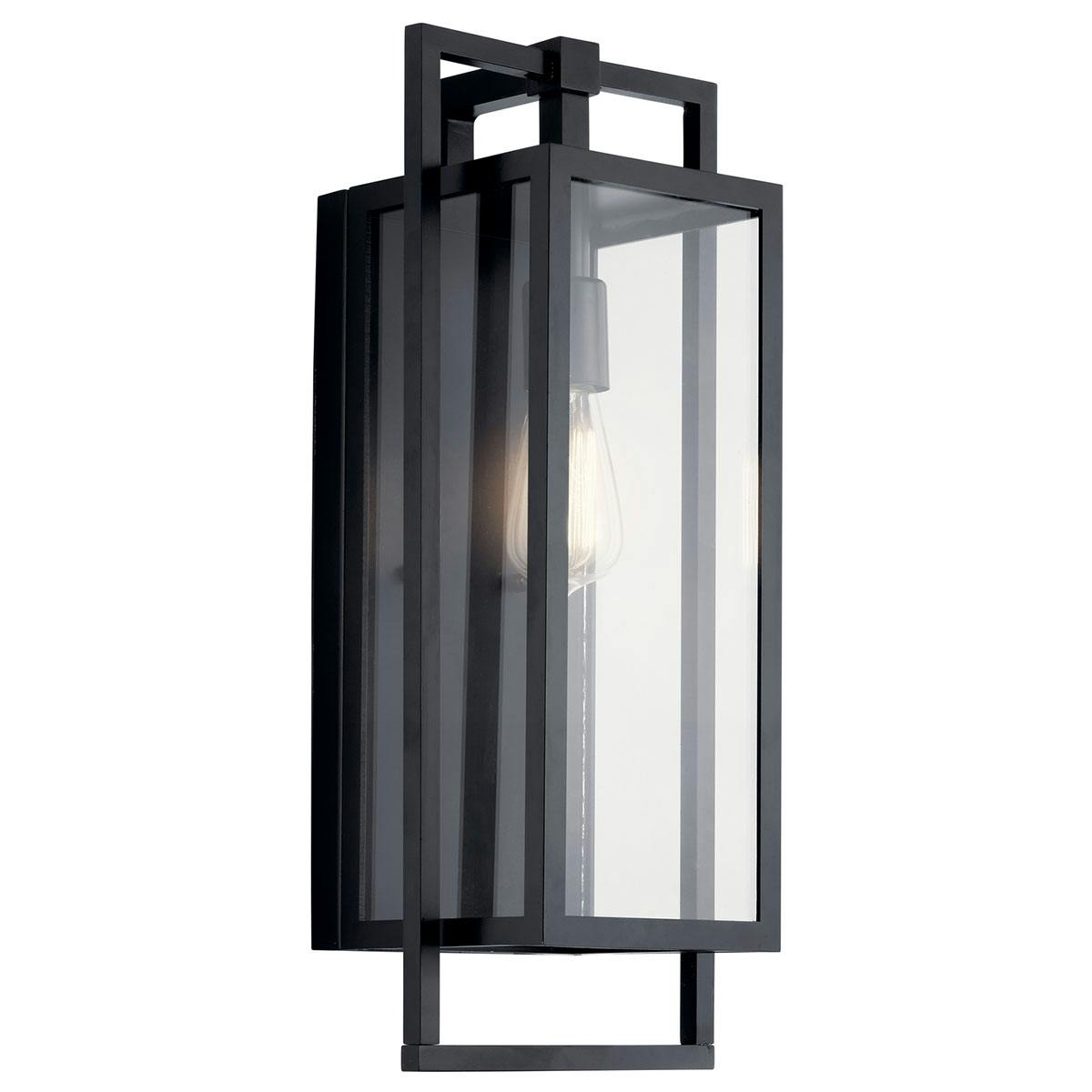 Goson 20" Wall Light in a Black finish on a white background