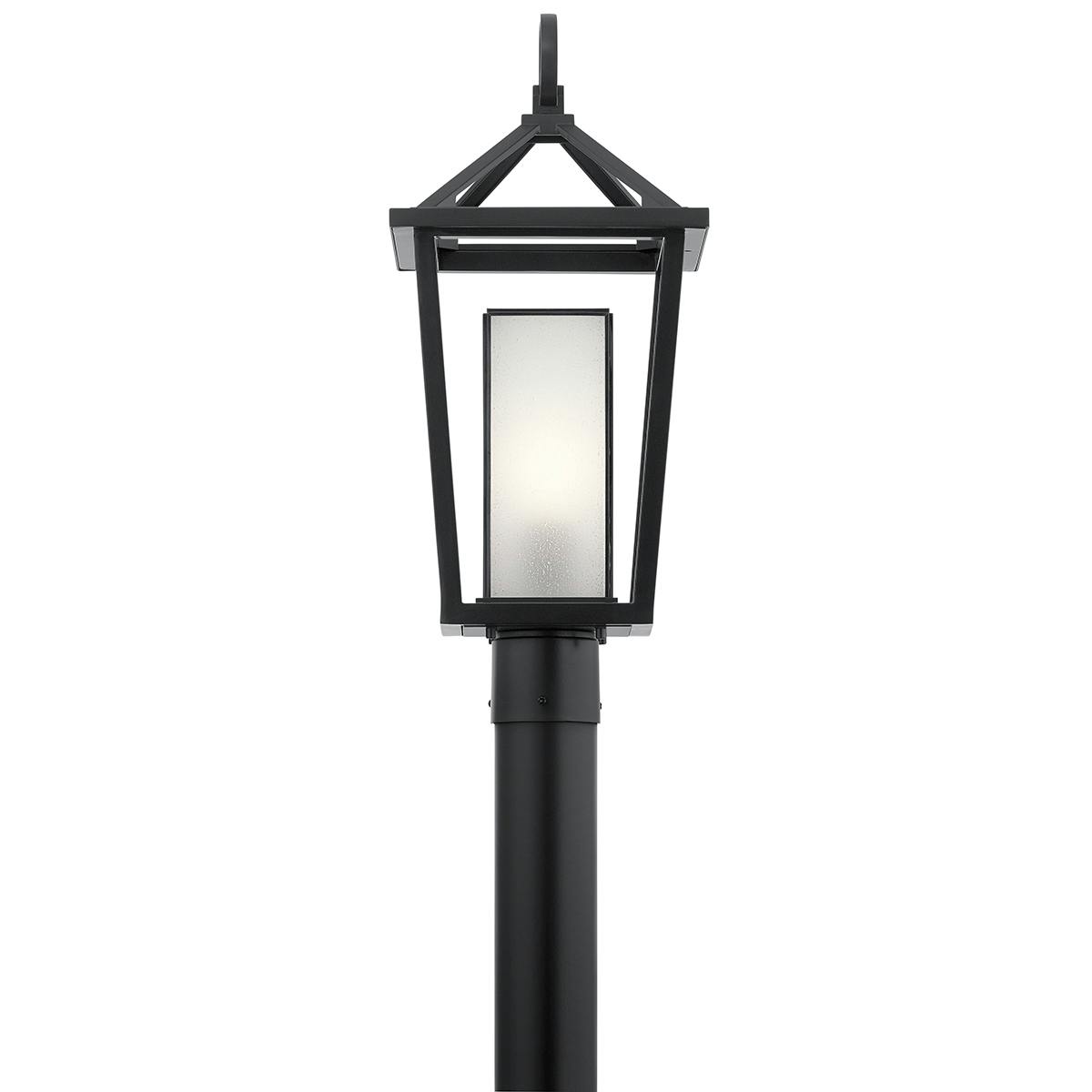 Profile view of the Pai™21.75" 1 Light Post Light Black on a white background