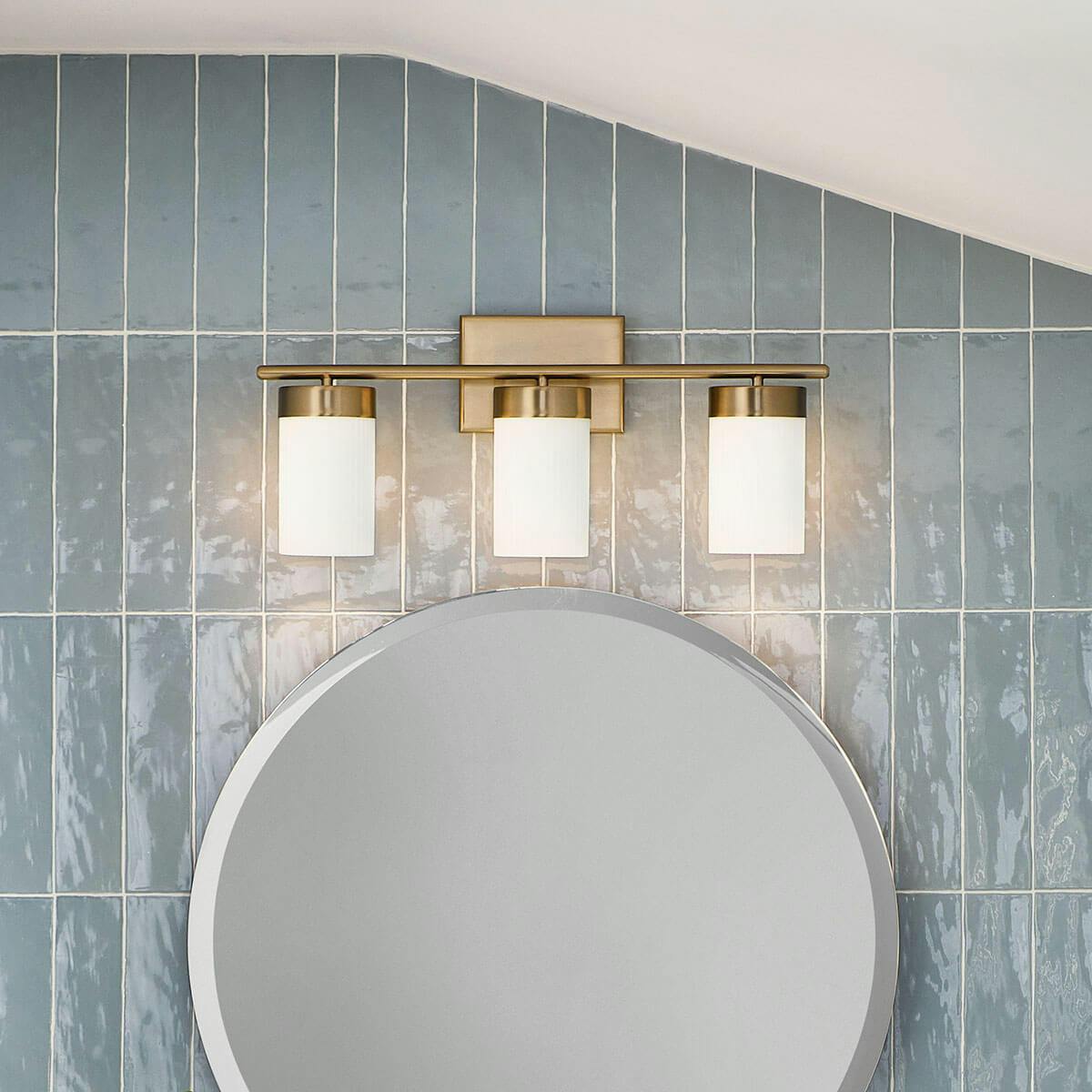Day time Bathroom image featuring Ciona vanity light 55112BNB