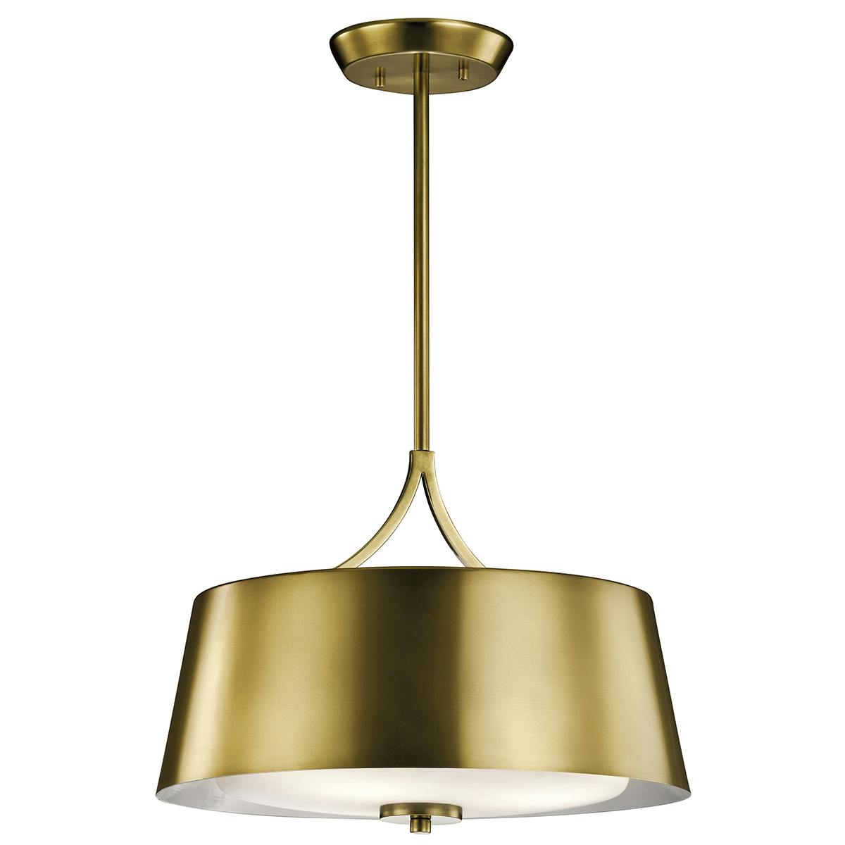Maclain 16" Convertible Pendant Bronze on a white background