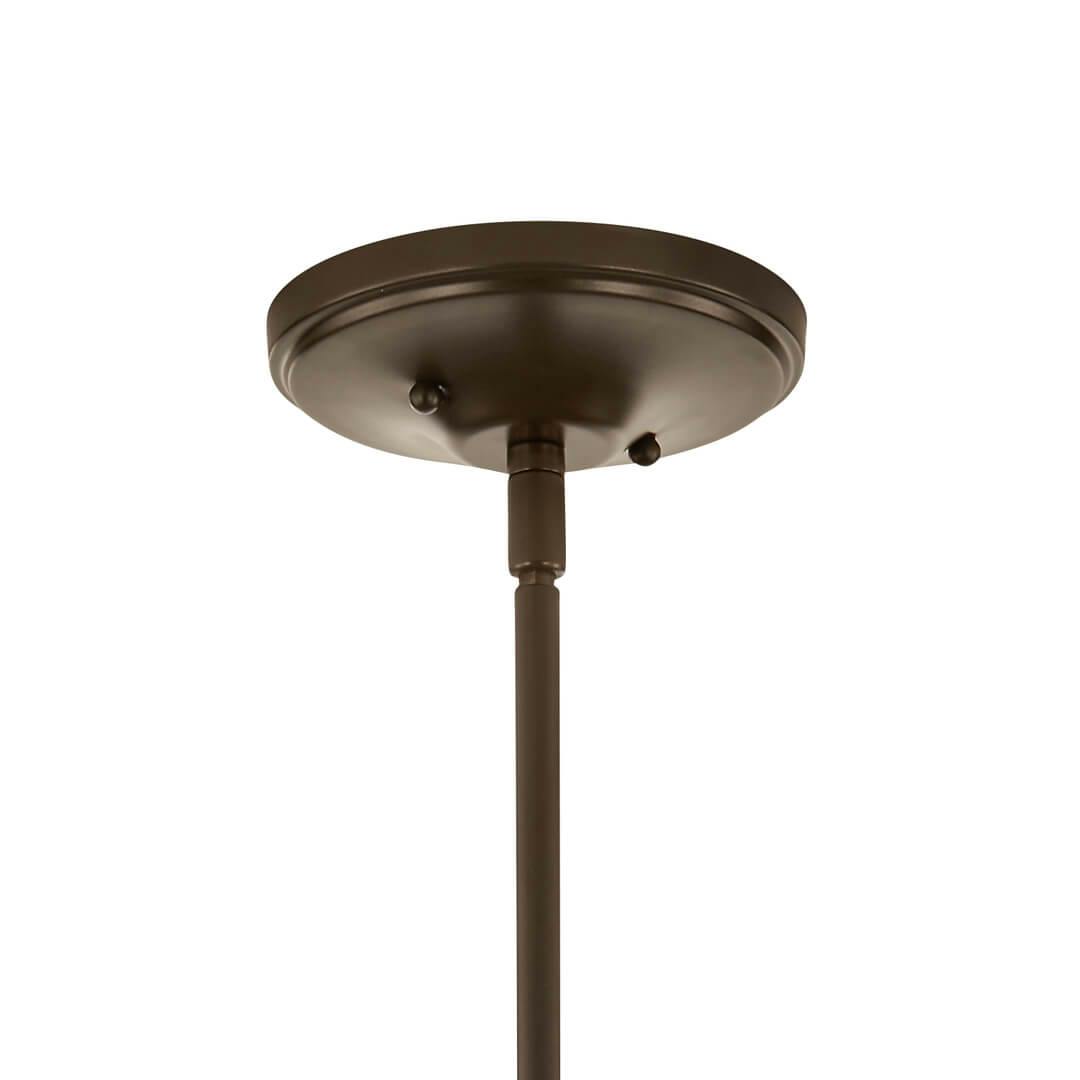 Canopy for the  Lacey 10.25" 1 Light Mini Pendant Bronze on a white background
