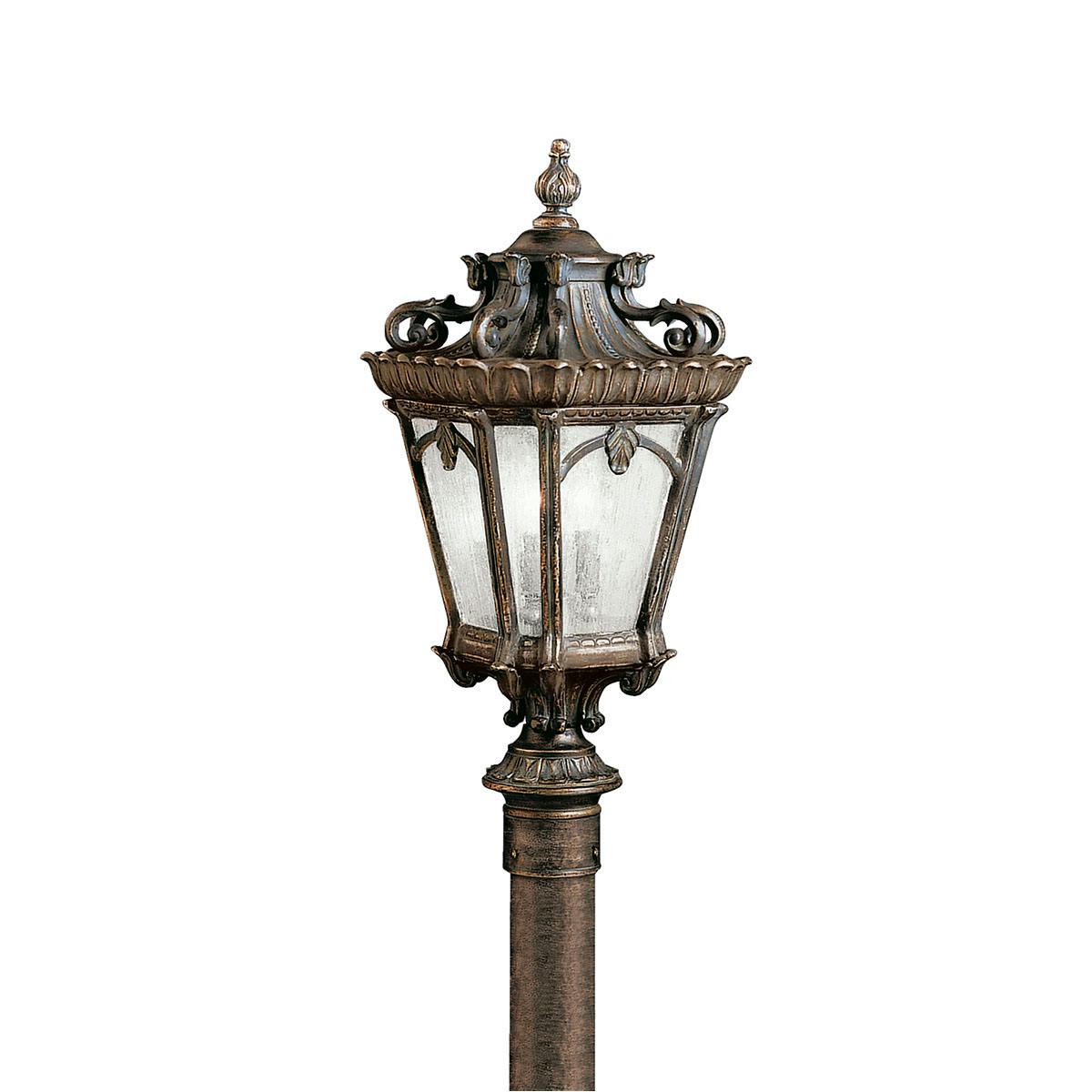 Tournai 30"Outdoor Post Light Londonderry on a white background