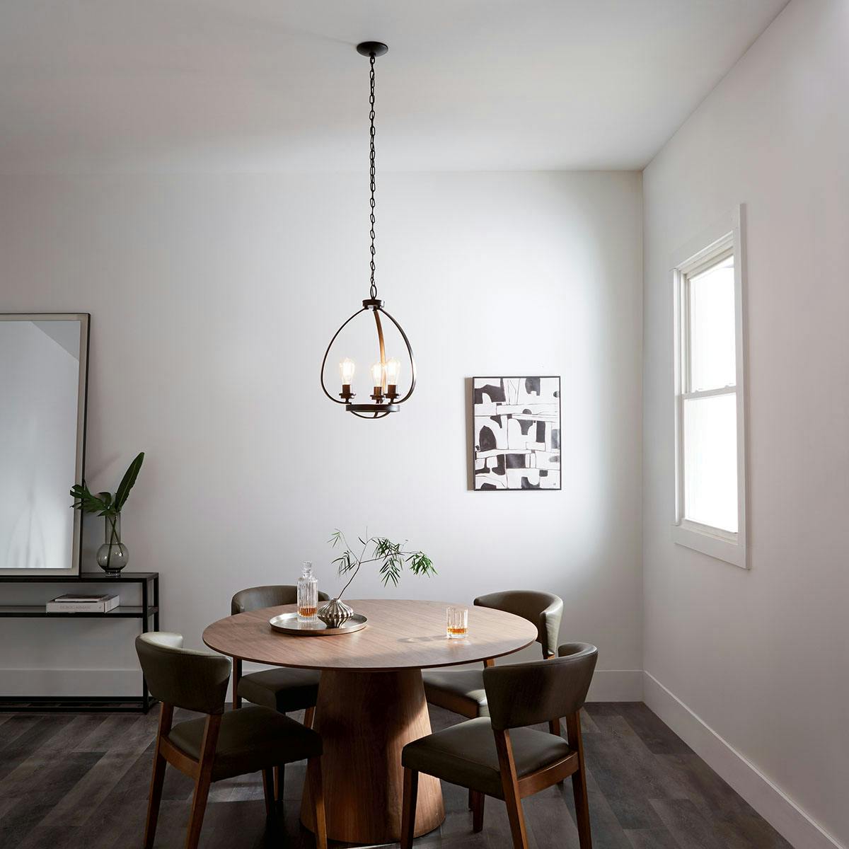 Day time dining room image featuring Tuscany chandelier 44059BK