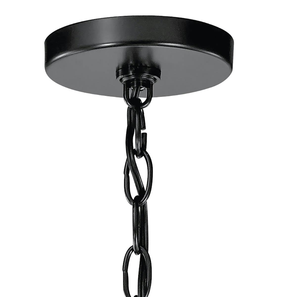 Canopy for the Valserrano 24.25" Chandelier Black on a white background