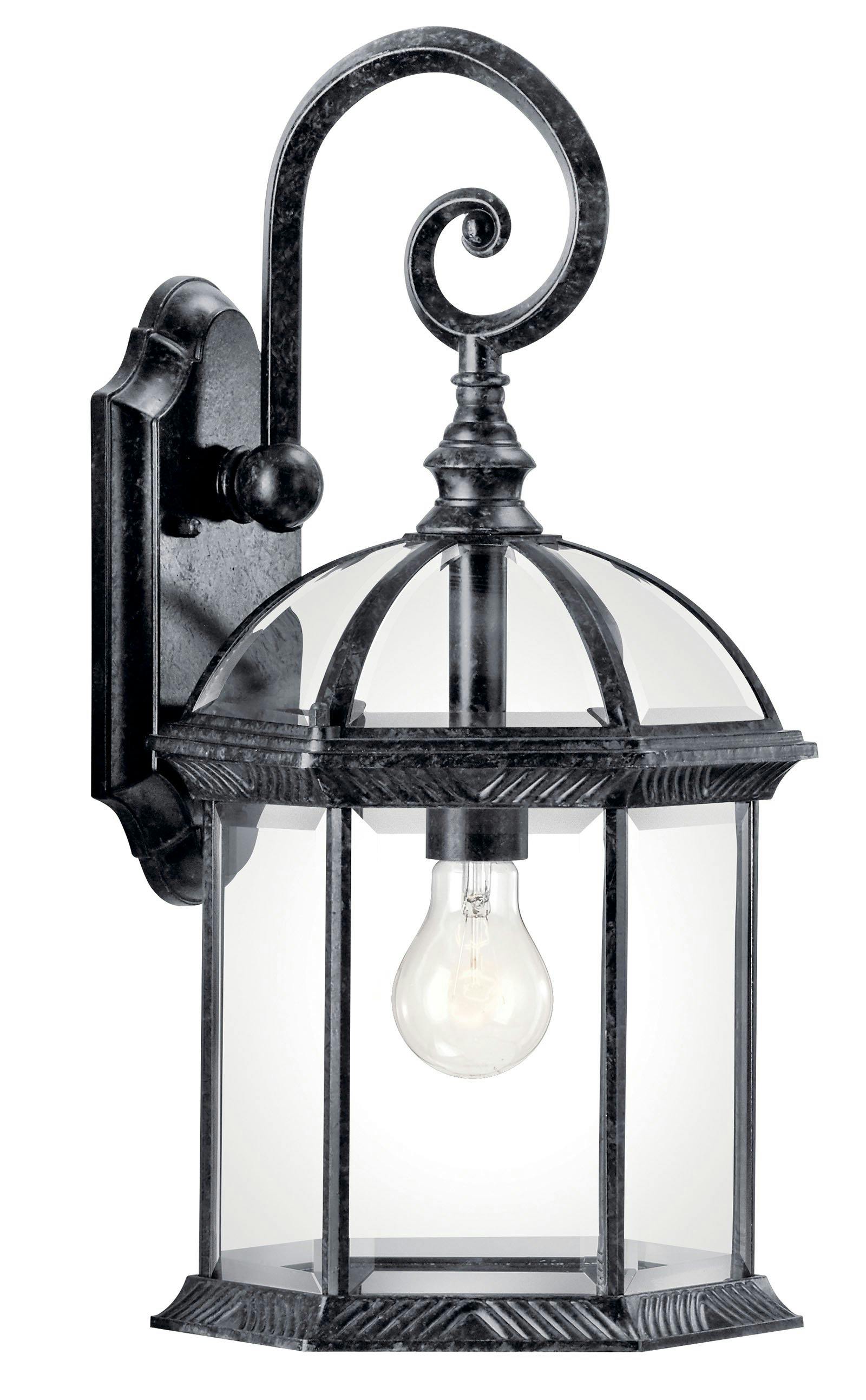 Barrie 18.75" 1 Light Wall Light Black on a white background