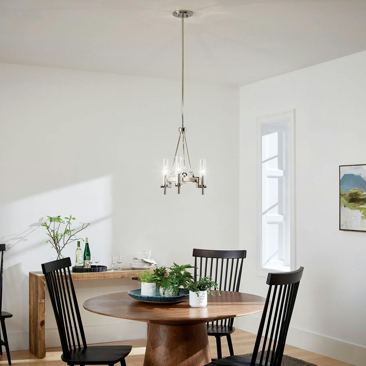 Day time dining room image featuring Telan chandelier 44286WWW